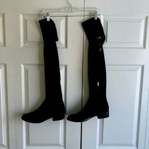 Black Suede Over the Knee Sam Edelman Boots Size 10